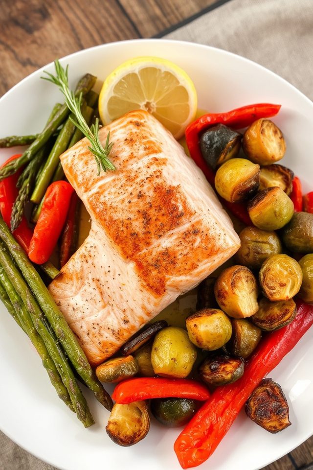 baked salmon healthy meal