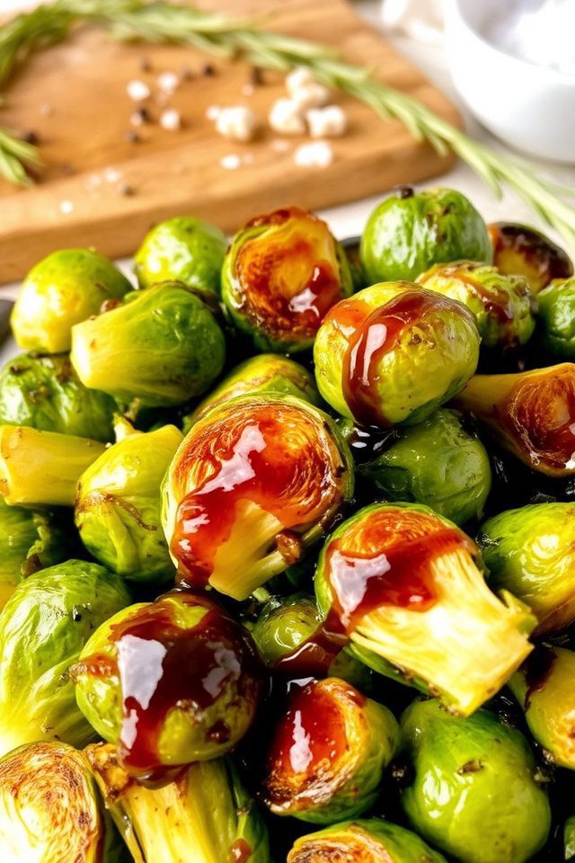 balsamic glazed brussels sprouts