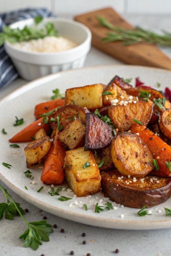 savory roasted vegetable delight