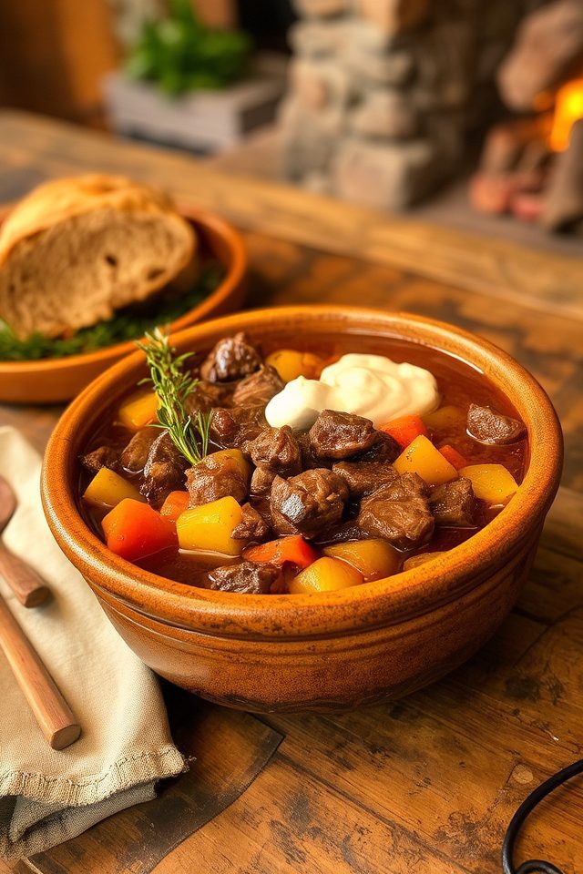 beef stew for dinner