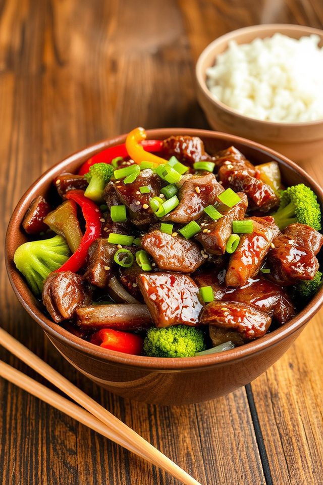 beef stir fry with vegetables