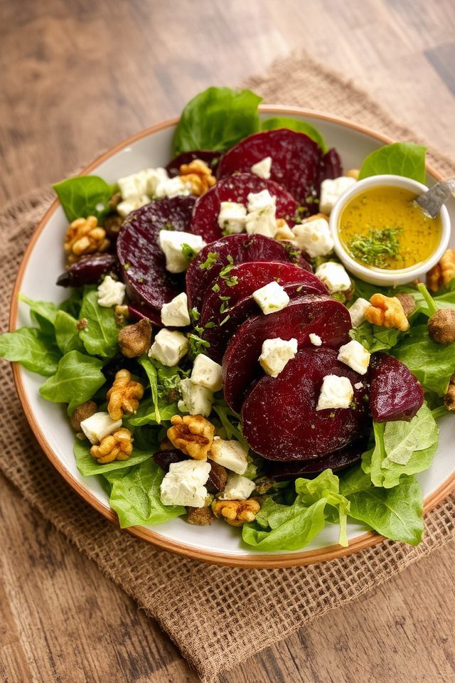 beets and goat cheese
