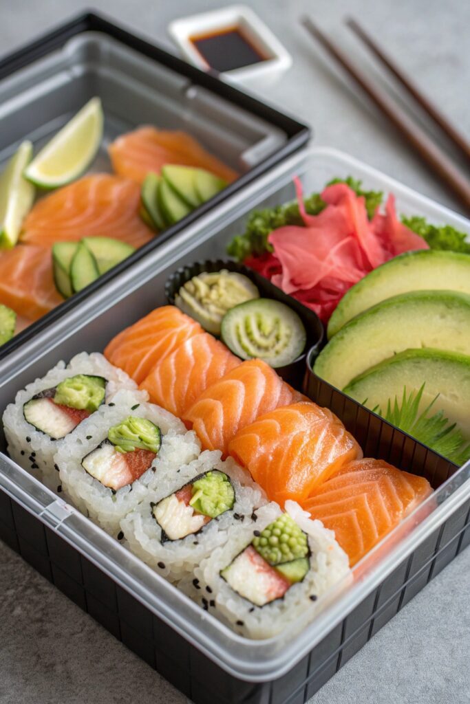 traditional japanese bento meal