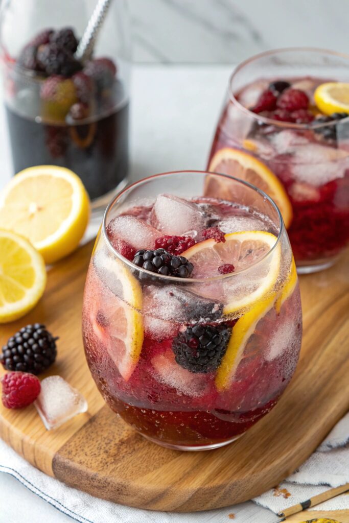 refreshing summer wine drink