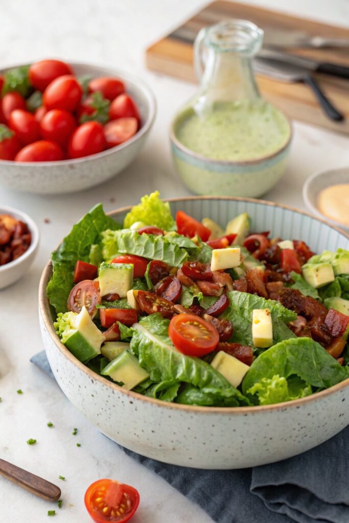 light and fresh blt salad