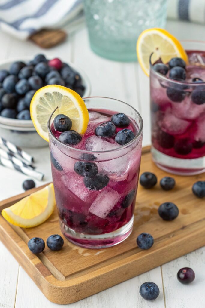 blueberry lemonade summer refreshment