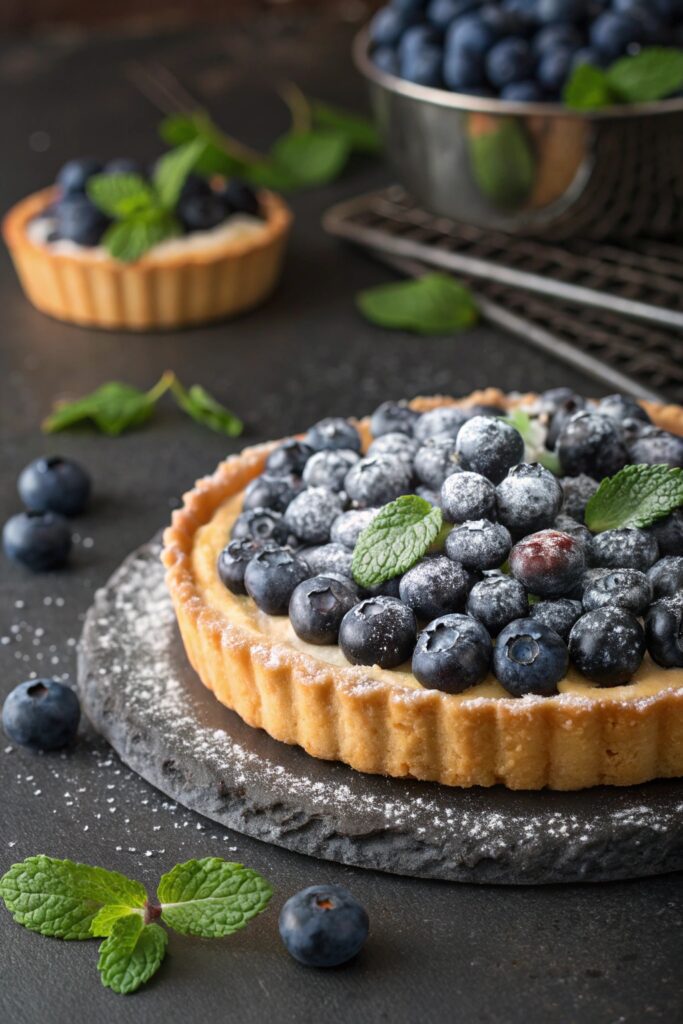 delightful blueberry dessert tart