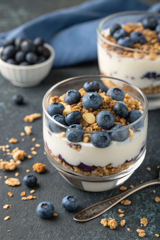 delicious layered yogurt parfait