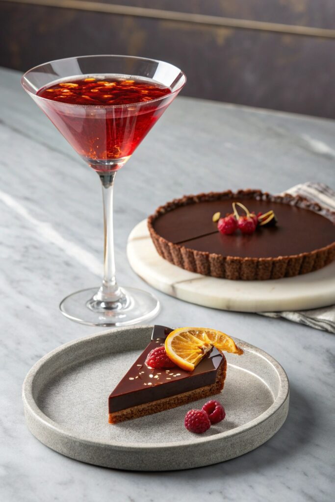sophisticated chocolate cocktail pairing