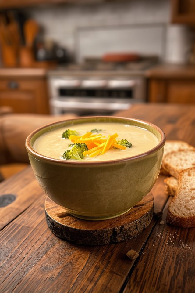 broccoli soup relieves cramps