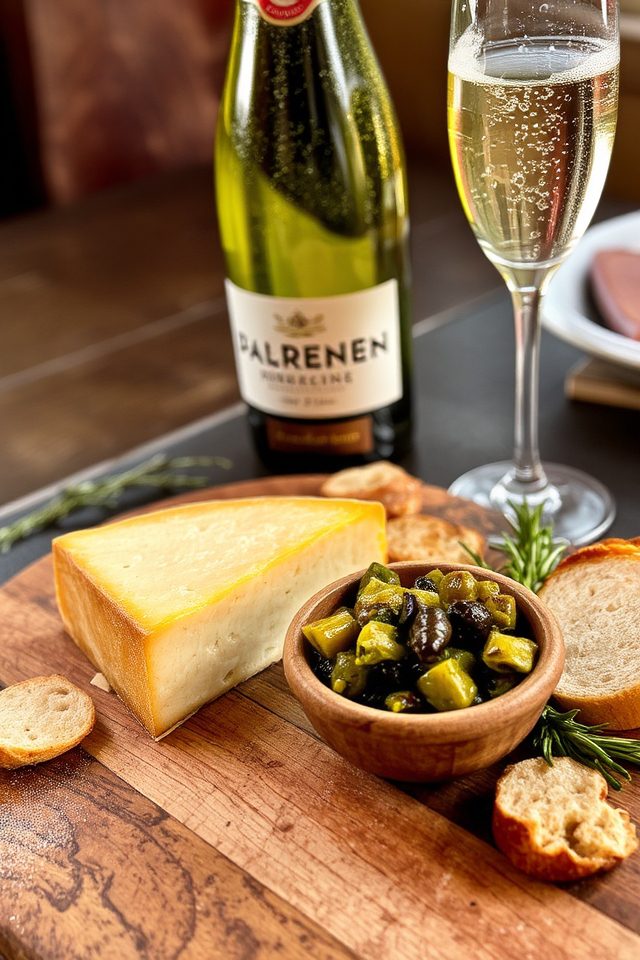 bubbles cheese olives delight