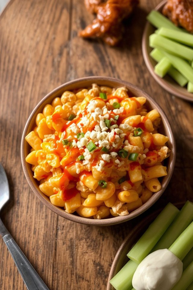 buffalo chicken mac and cheese