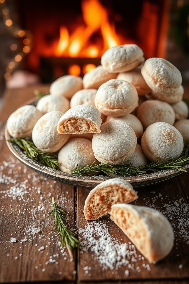 buttery christmas tea cakes