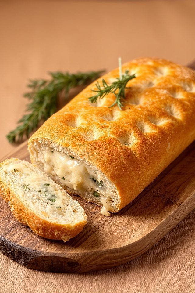 cheesy flatbread side dish