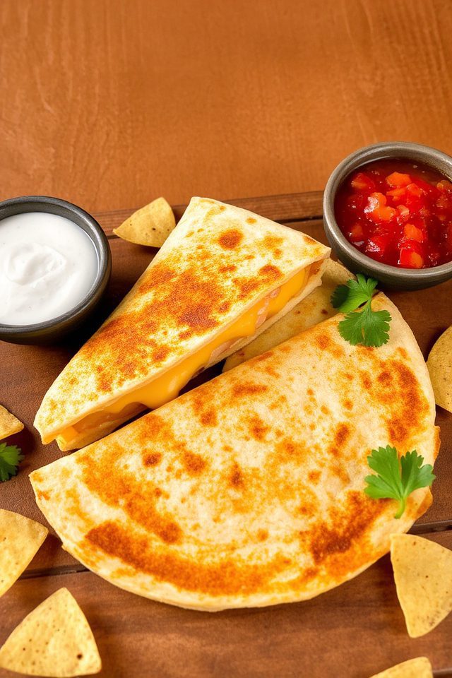 cheesy mexican tortilla delight