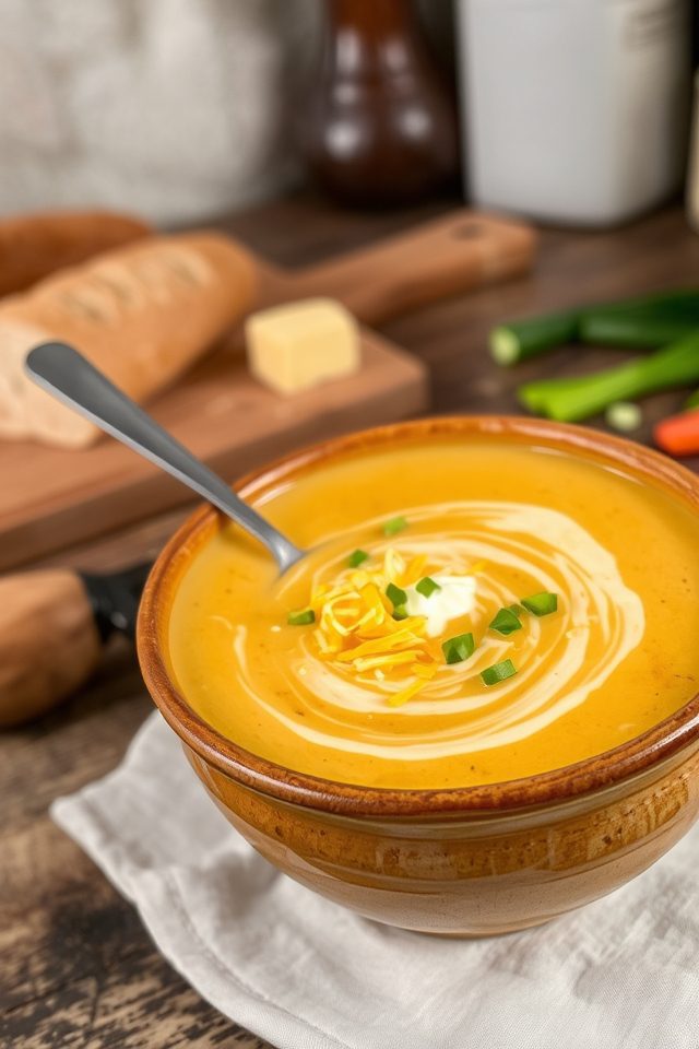 cheesy potato soup delight