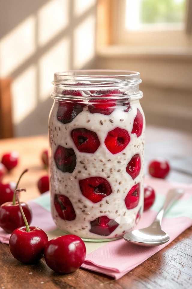cherry vanilla oats delight