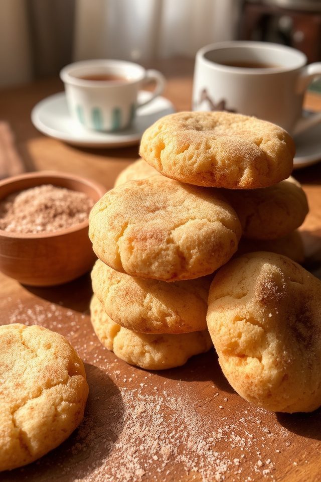 chewy cinnamon sugar cookies