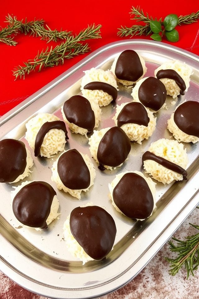 chewy coconut christmas treats