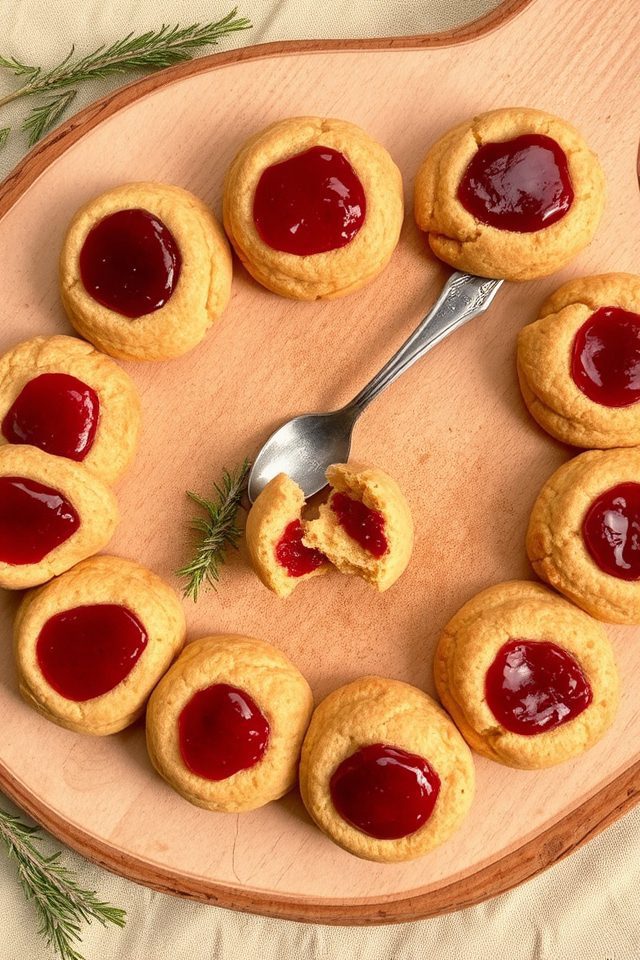 chewy cookies with jam