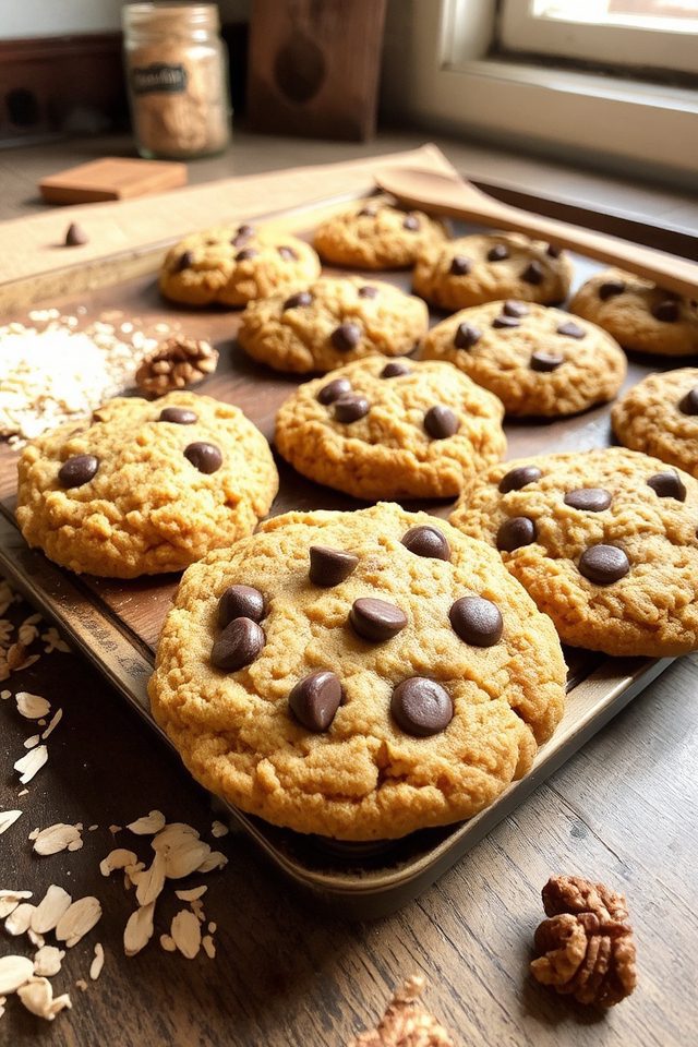 chewy oatmeal chocolate goodness