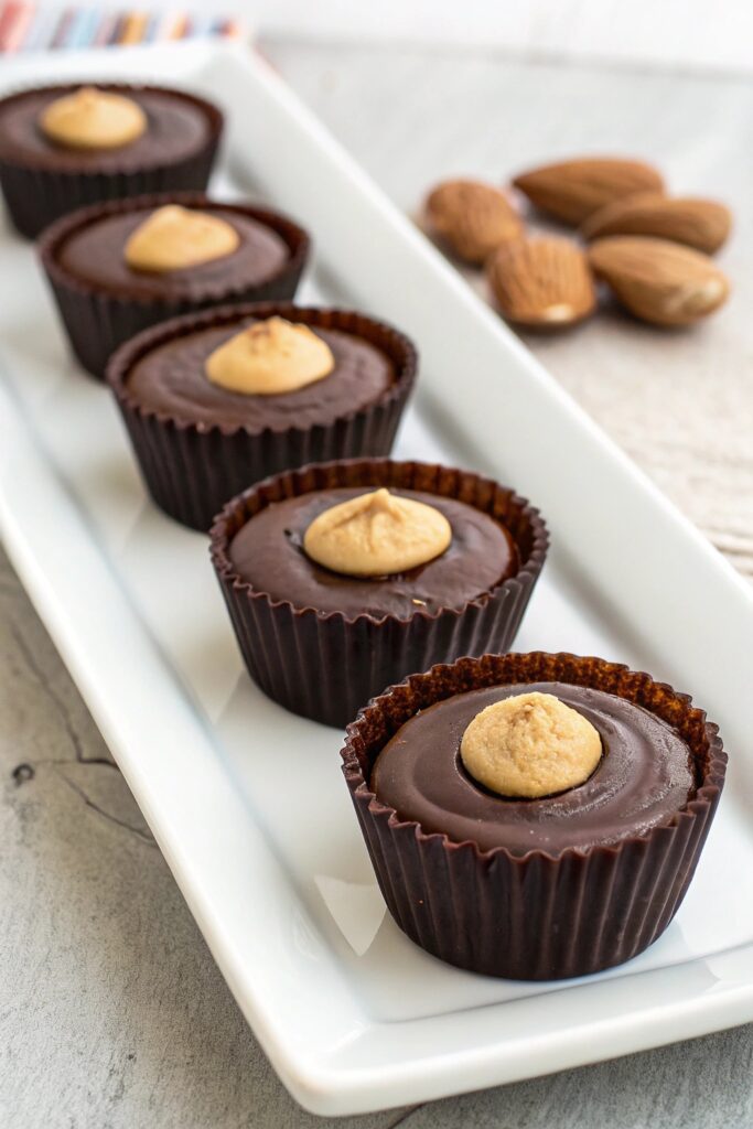 chocolate almond butter cups