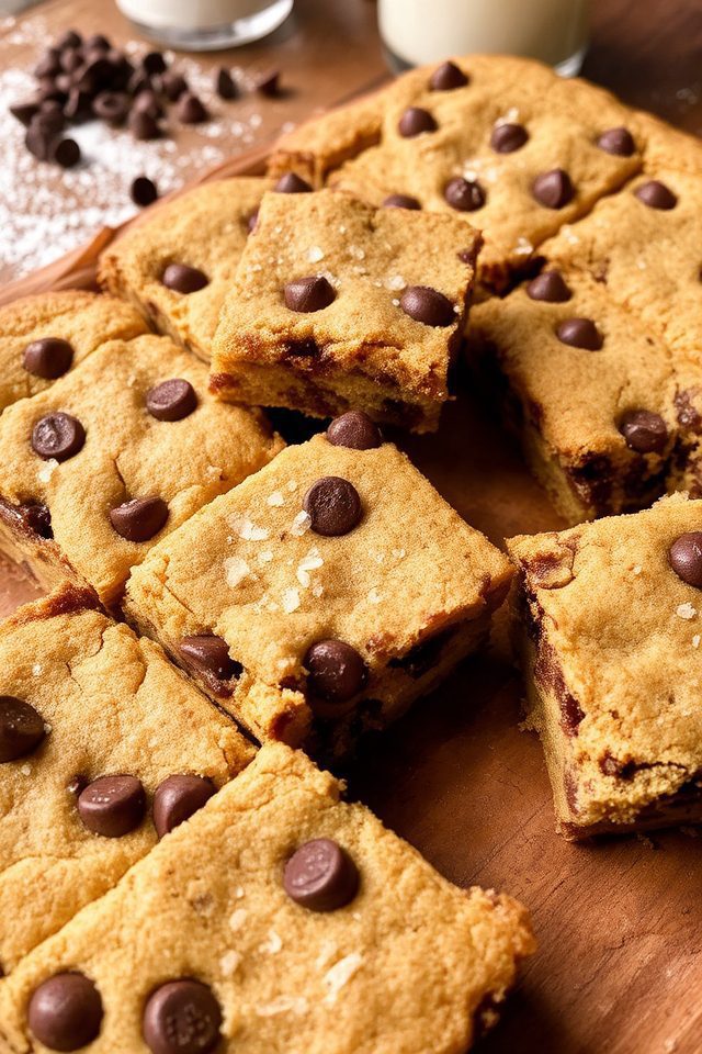 chocolate chip cookie bars