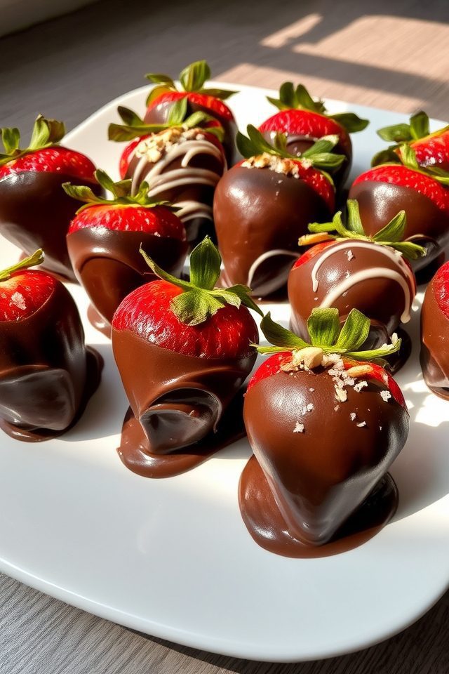 chocolate covered strawberry treats