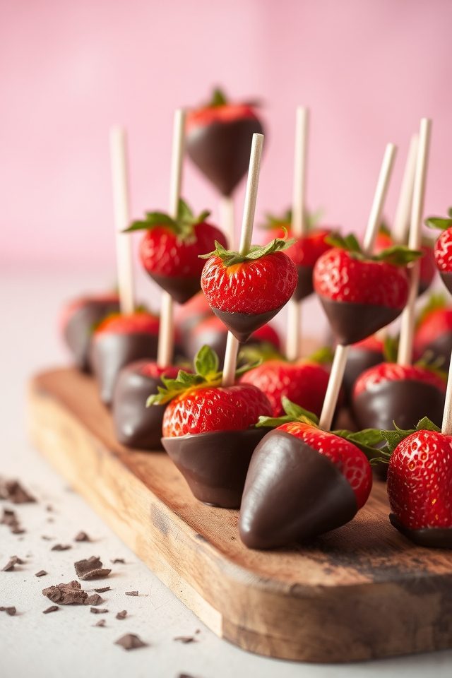 chocolate covered strawberry treats