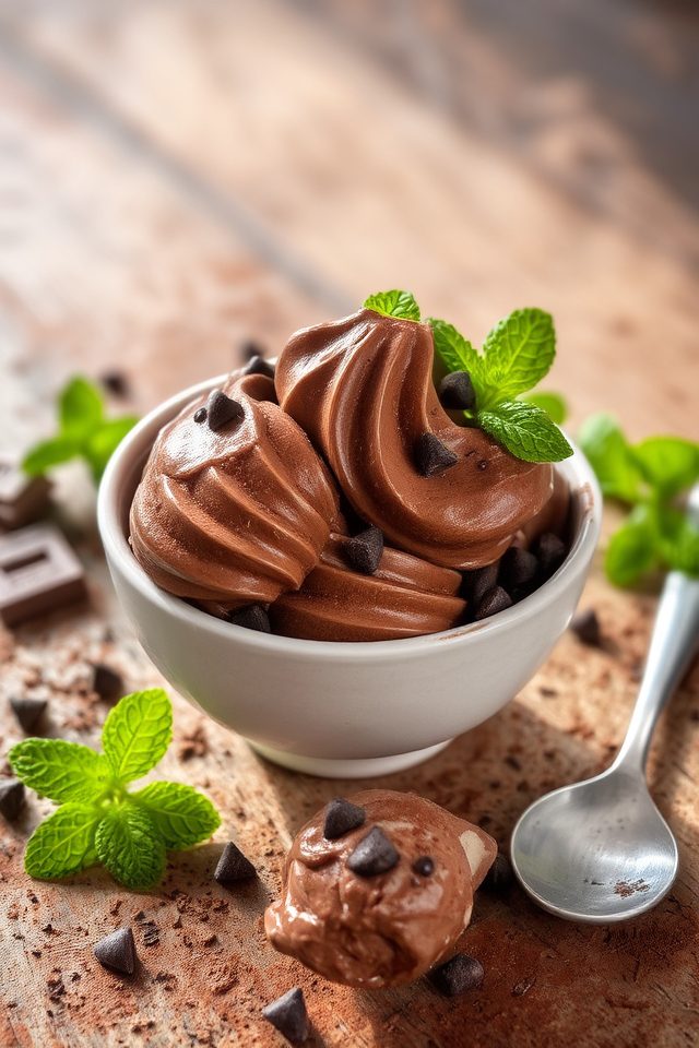 chocolate mint ice cream