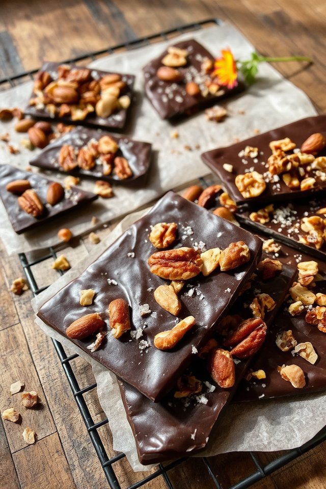 chocolate nut bark delight