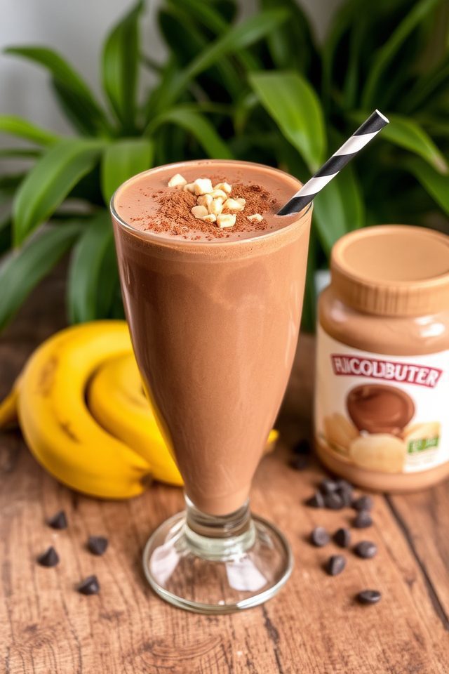 chocolate peanut butter smoothie