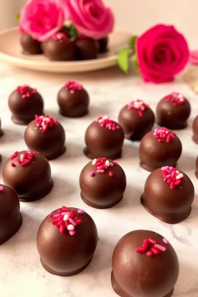 chocolate valentine s day truffles