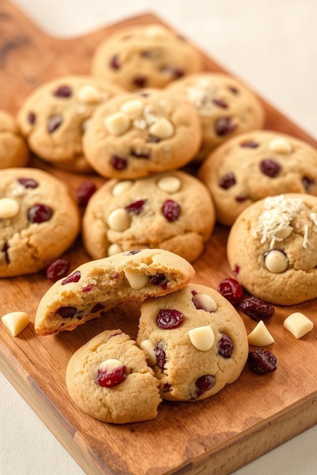 christmas cranberry cookie treats
