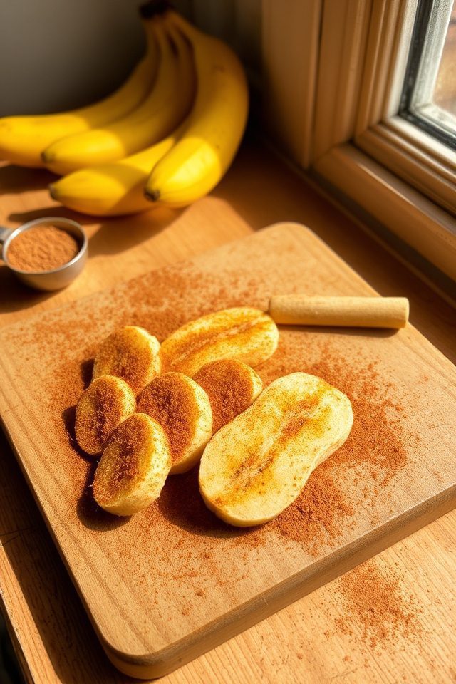cinnamon banana dog treats