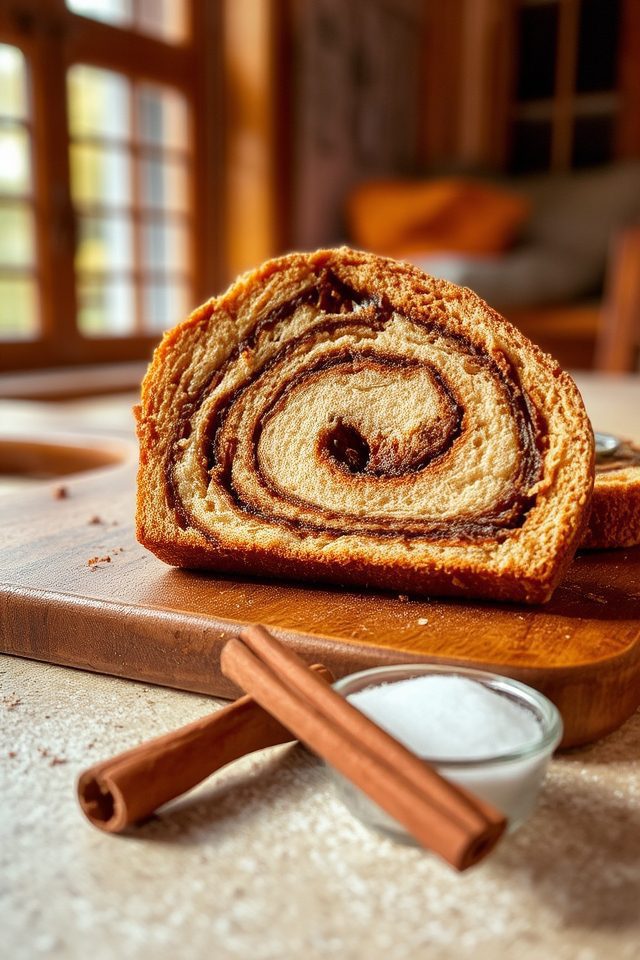 cinnamon swirl quick bread