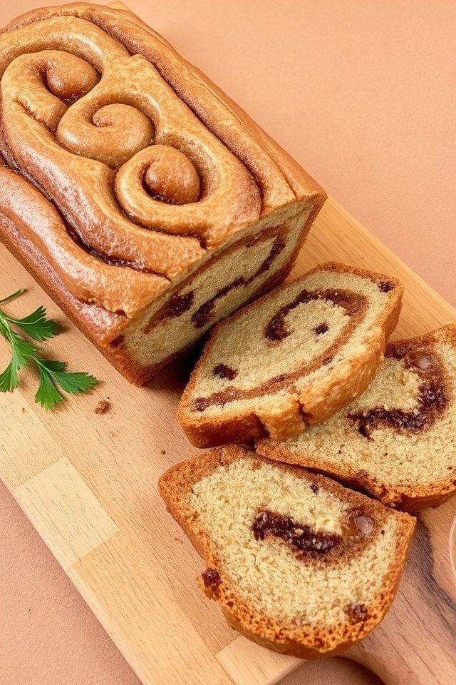 cinnamon swirl zucchini bread
