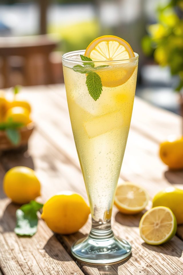 citrus sparkling refreshing drink