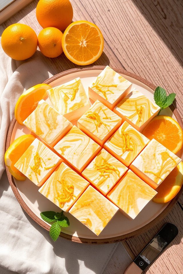 citrusy marshmallow rice treats