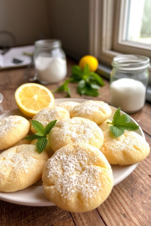 citrusy soft chewy cookies