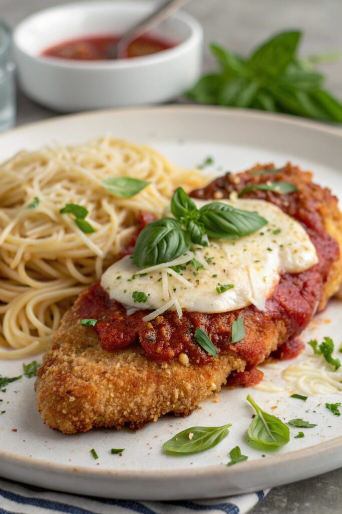 breaded chicken italian dish