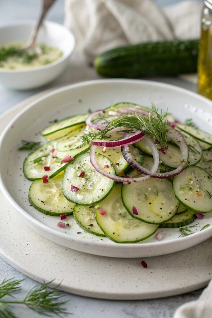 Classic Cucumber Salad Recipe