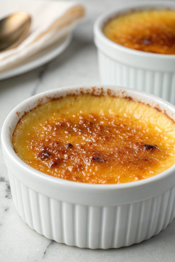 silky custard crispy crust