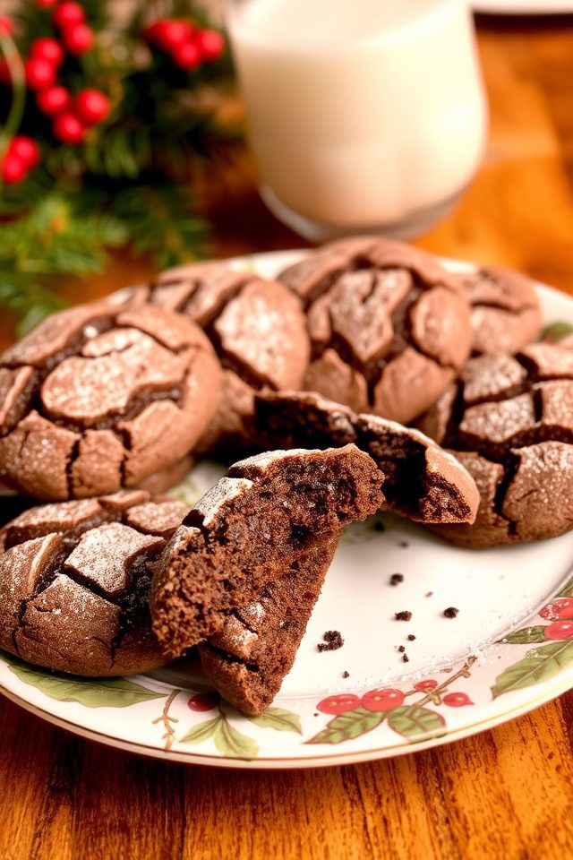 classic christmas chocolate cookies