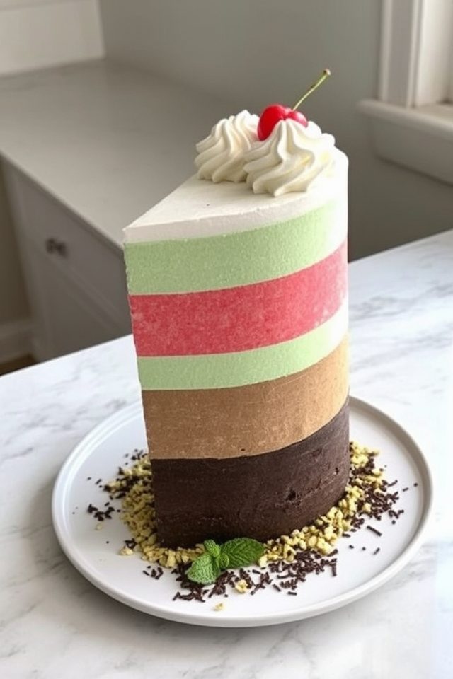 colorful italian layer cake