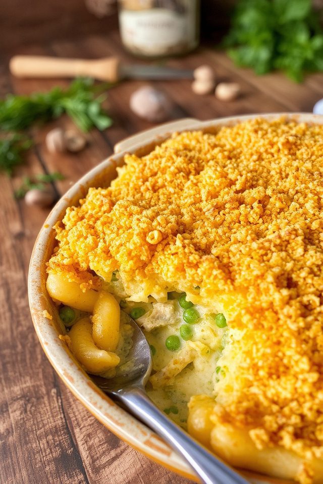 comforting casserole meal preparation