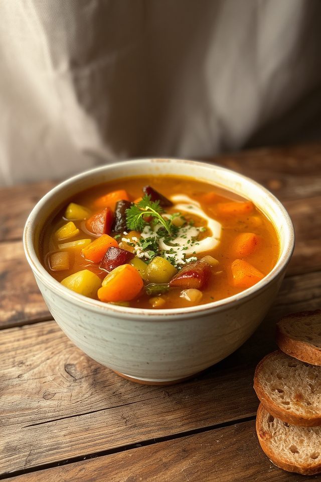 comforting vegetable soup option