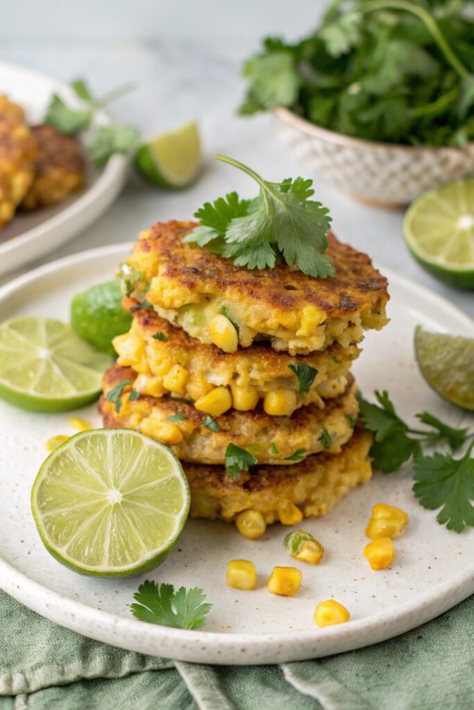 crispy corn fritters delight