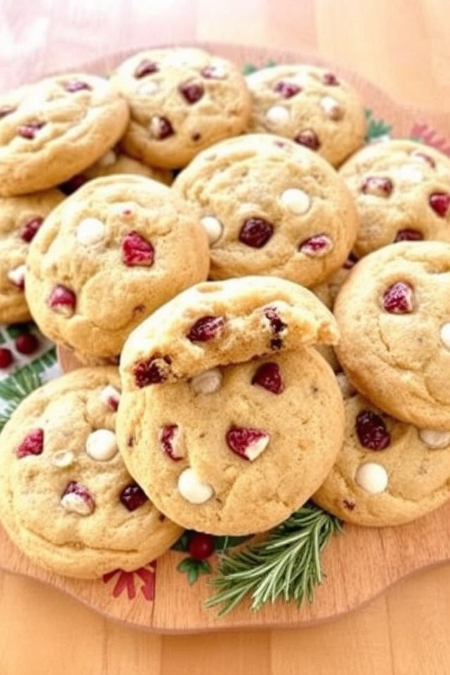 cranberry white chocolate cookies