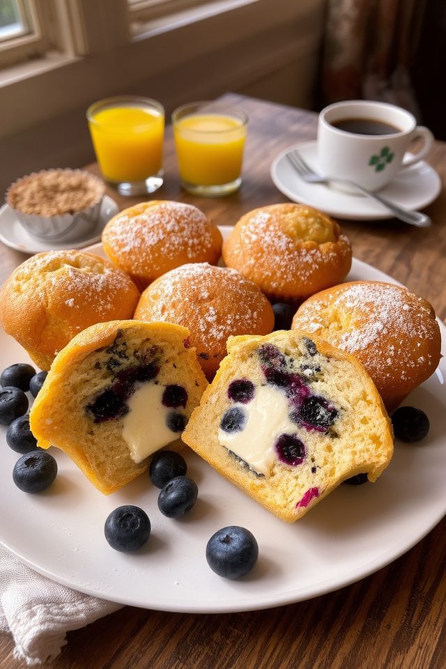 creamy blueberry muffin delight